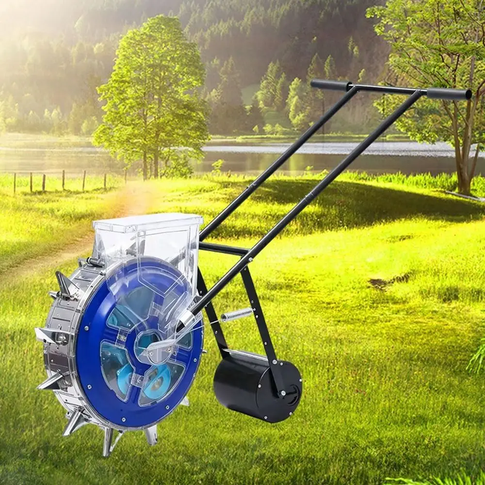 เครื่องหว่านเมล็ดแบบมือหมุน 16 รู พร้อมปรับระยะห่างระหว่างต้นได้ เพื่อการหว่านเมล็ดและใส่ปุ๋ยอย่างมีประสิทธิภาพ