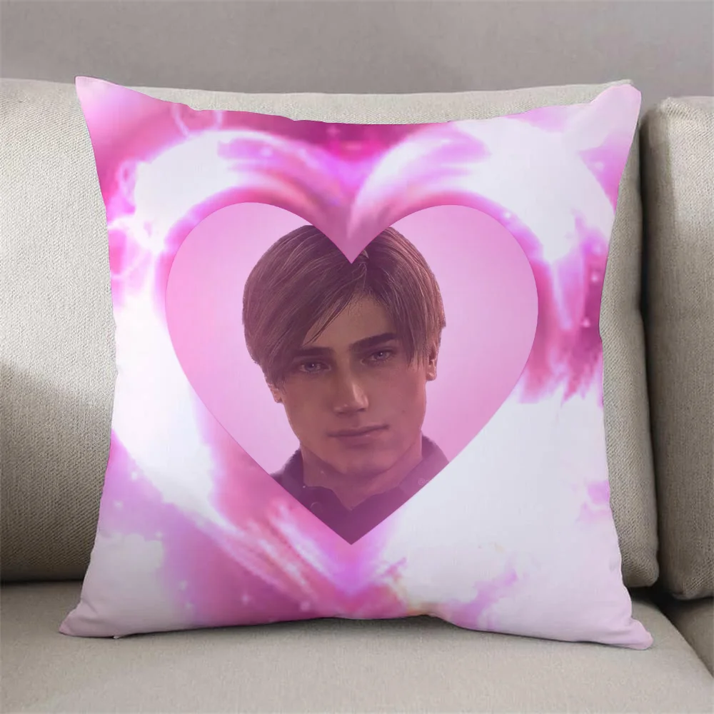 Bed Pillowcases for Pillows Covers Leon Kennedy Love Pillow Cases Decorative Cushions Sofa Pillow Cover Car Decorations Hyunjin