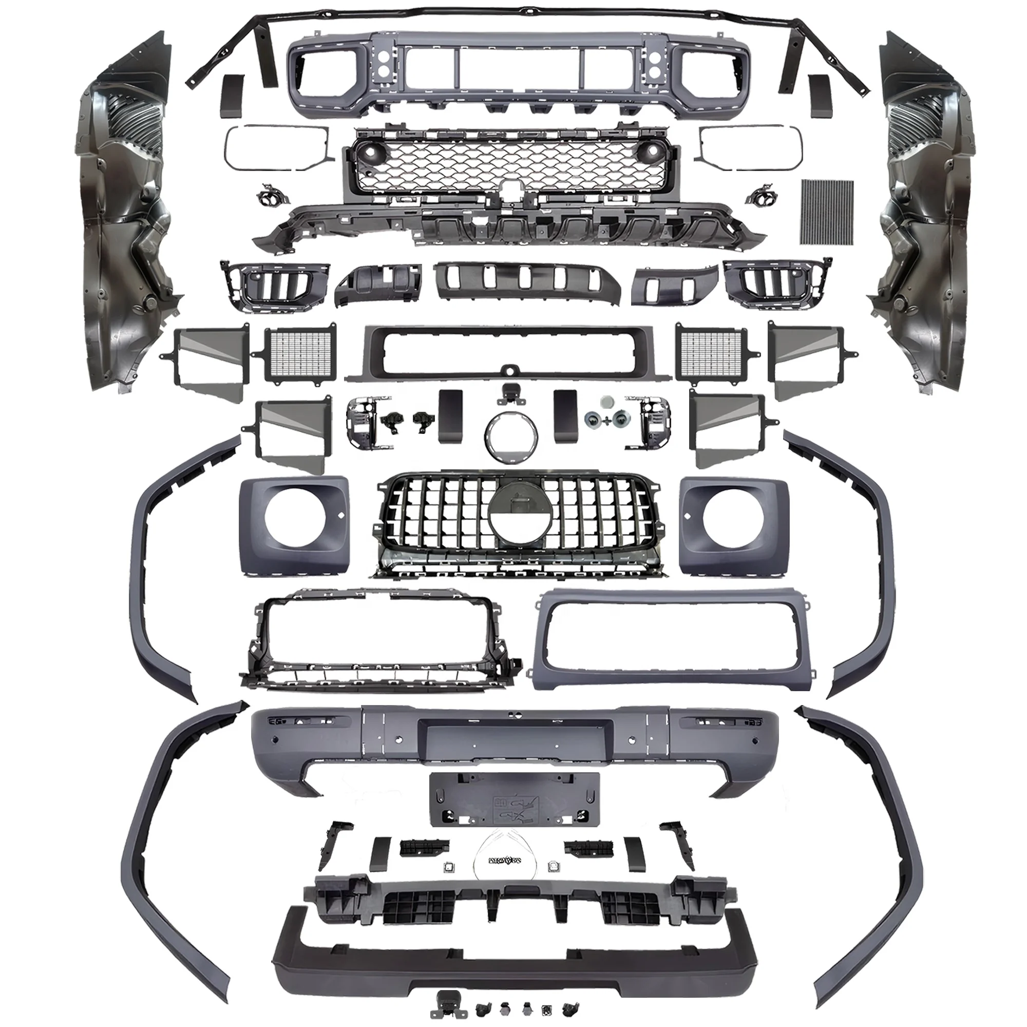 

Factory Hot Selling Factory Price Bodykit for G Class W464 2018-2024 Upgrade to W465 2025 G63 Style Bumper Easy Insta