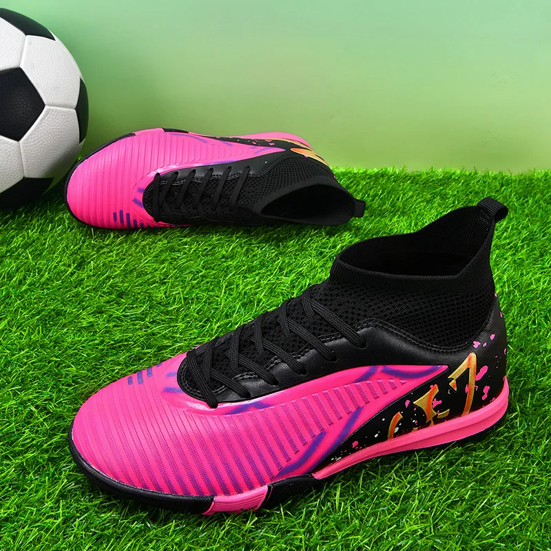 أحذية كرة القدم عالية الجودة للرجال، أحذية كرة القدم المرابط في الهواء الطلق، أحذية تدريب خفيفة الوزن، أحذية كرة قدم رياضية للرجال/النساء