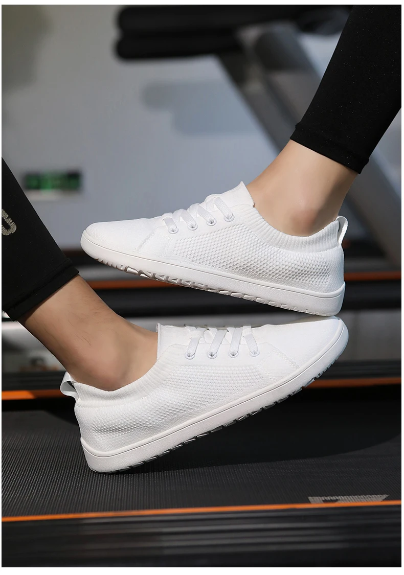 Weitzeige Schuhe Herren Zero Drop Minimalistische Mode Einfache Casual Sneaker Barfußschuhe Damen Joggingschuhe Mesh Wanderschuhe – Detail 36