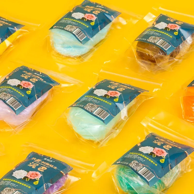 

500g semi-transparent crystal Resin Clay Material DIY No baking required soft pottery Succulent Flower Special Porcelain Clay