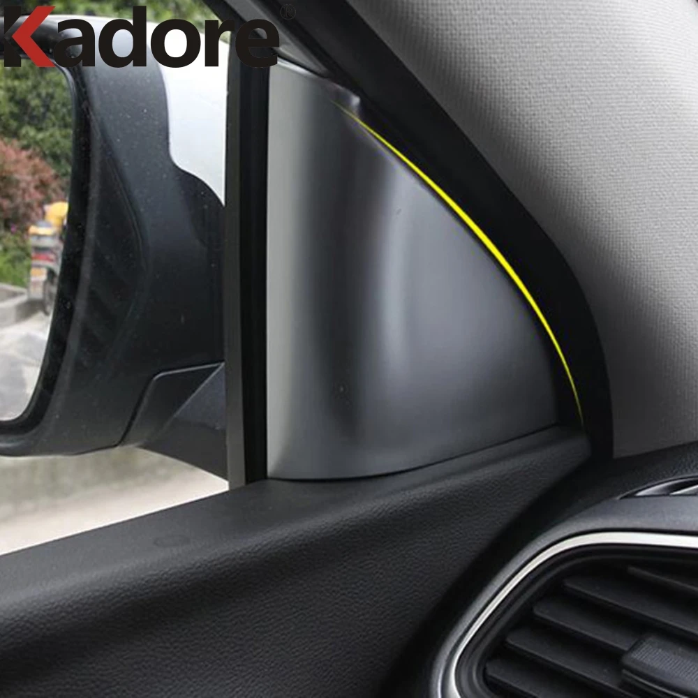 Car Front Door A Pillar Triangle Cover Trim For Renault Kadjar 2016-2018 2019 2020 2021 2022 2023 Matte Interior Accessories