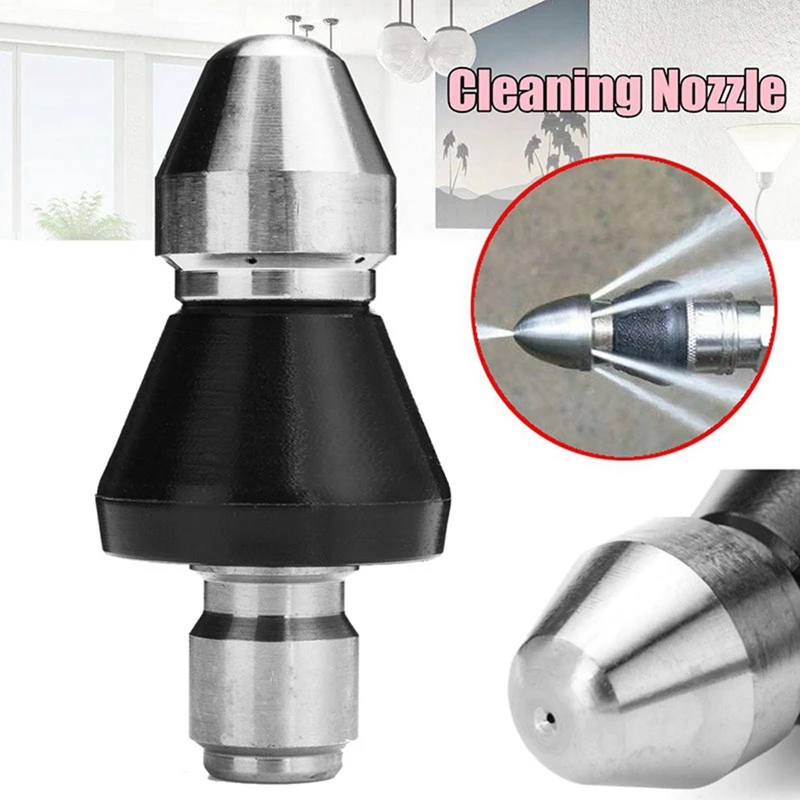 SEWS-Sewer Cleaning Tool High-Pressure Nozzle, Drain Augers,Cleaning Tools For Pipe Unclogging - Drain Clog Remover