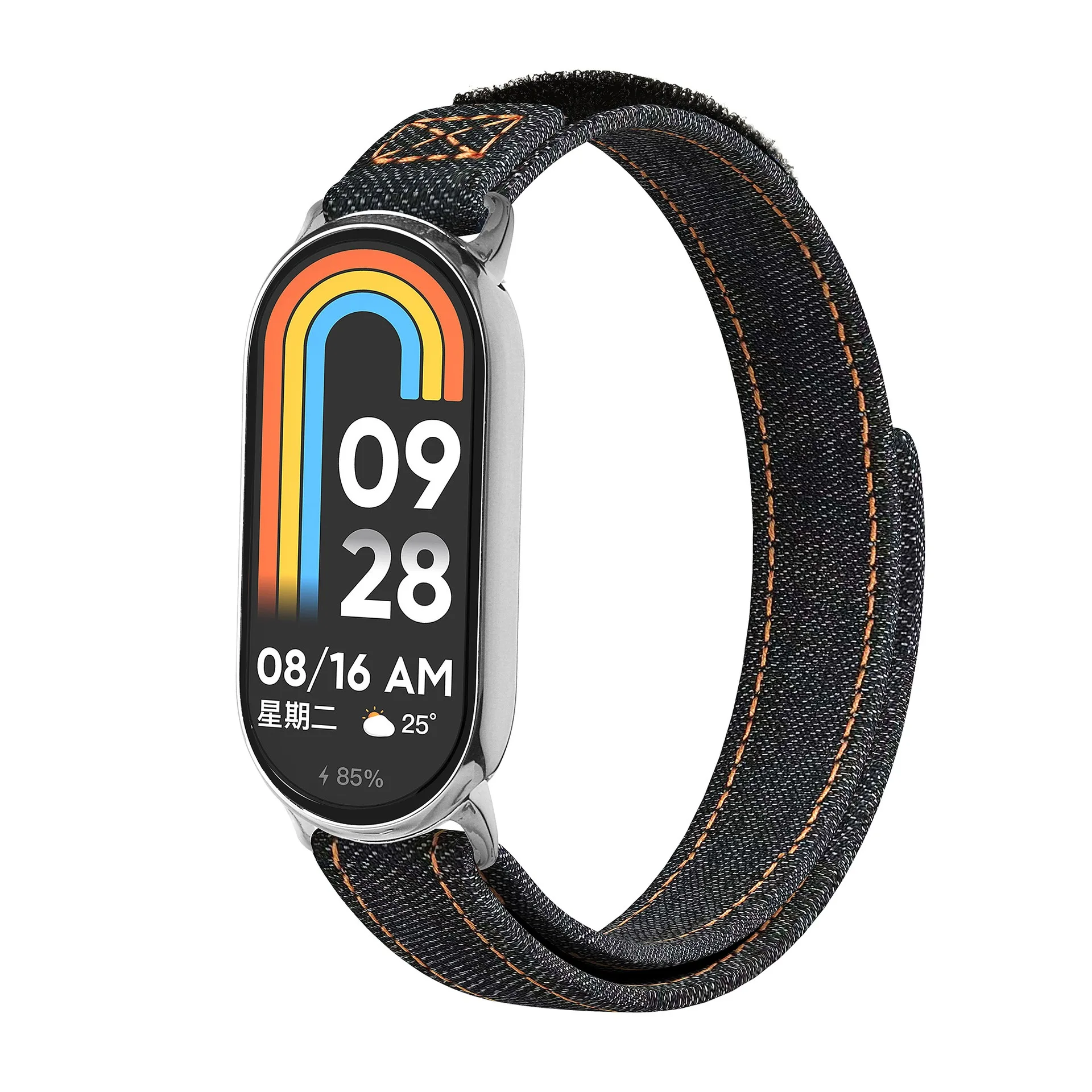 جديد لينة الدنيم حزام ل Xiaomi الفرقة 10/9/8 المرأة ساعة ذكية الرياضة مريحة معصمه سوار Mi الفرقة 10-9-8 استبدال الفرقة