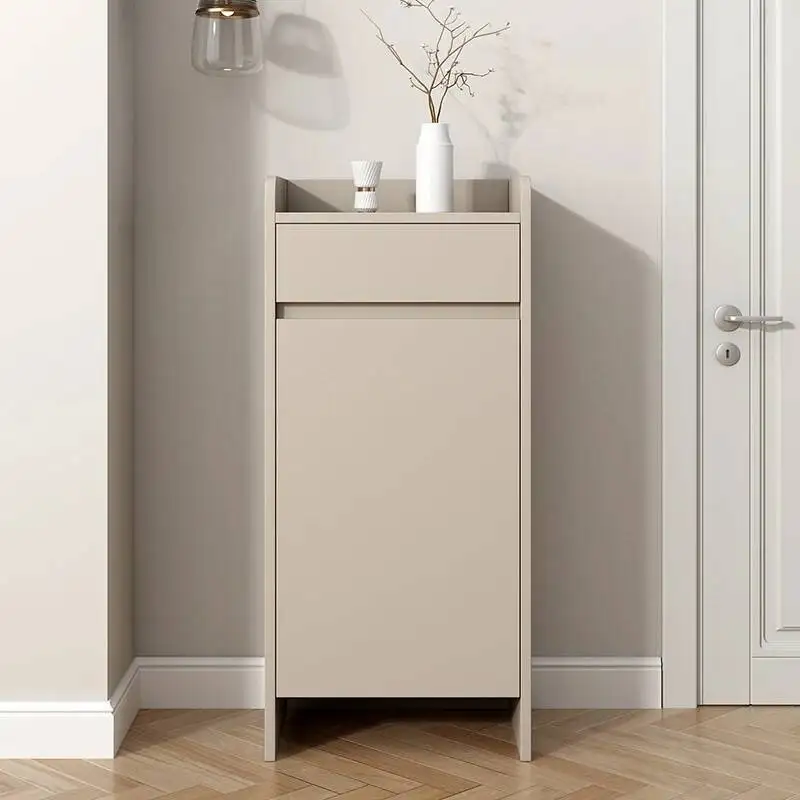 منظم خزائن الأحذية العمودية تخزين تصميم بسيط رف الأحذية في الهواء الطلق الحديثة مقاوم للماء Gabinetes De Sapatos أثاث المنزل #2