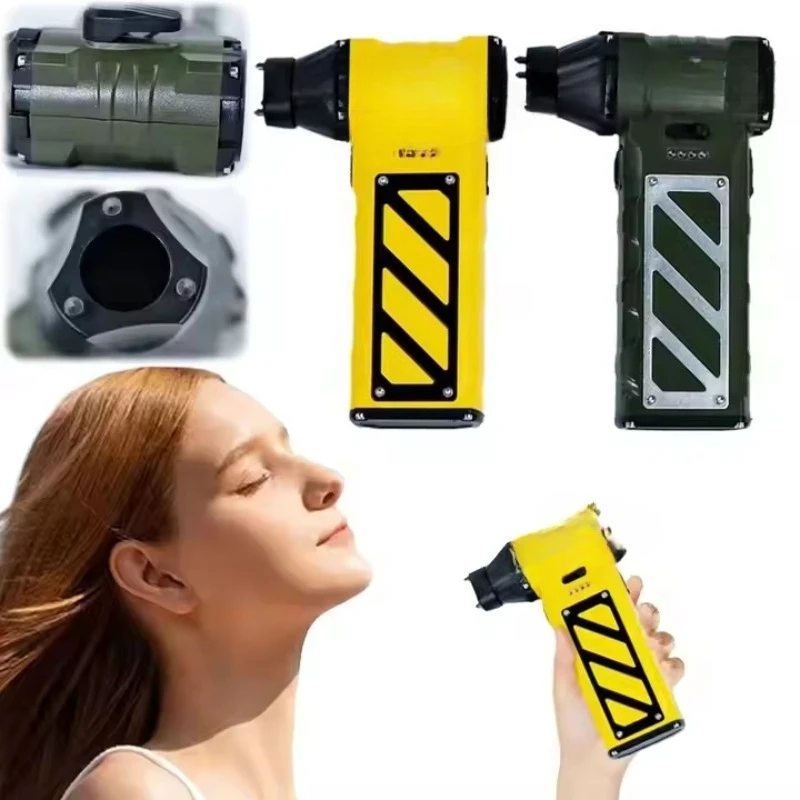 

Multifunctional Handheld Fan Camping Turbo Jet Violent Fan Air Dust Collector Brushless Motor Mini Turbo Fan Outdoor