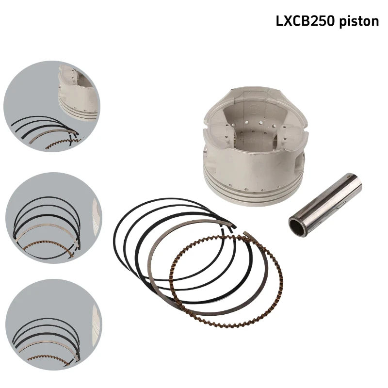 Motorcycle modification accessories CB250CC water-cooled piston kit 70MM piston sleeve engine piston