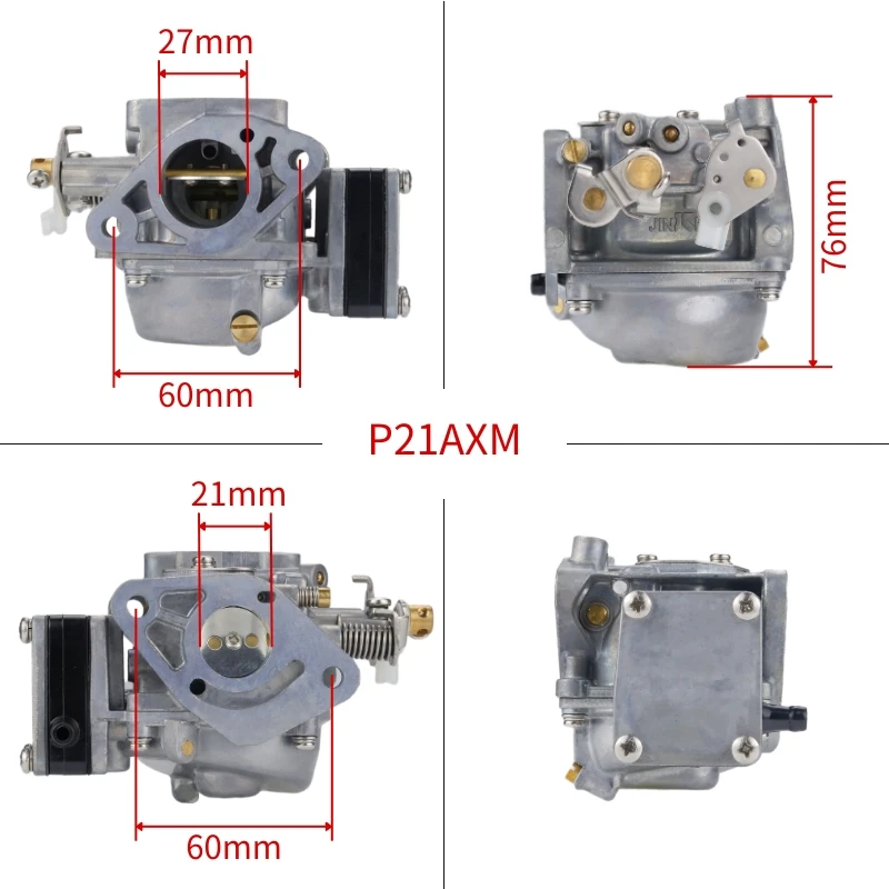 

369-03200-2 Outboard Engine Carburetor Assy For 2 Stroke Boat Motor 369032002 369-03200-2 Tohatsu Nissan 5HP 5B/5BS