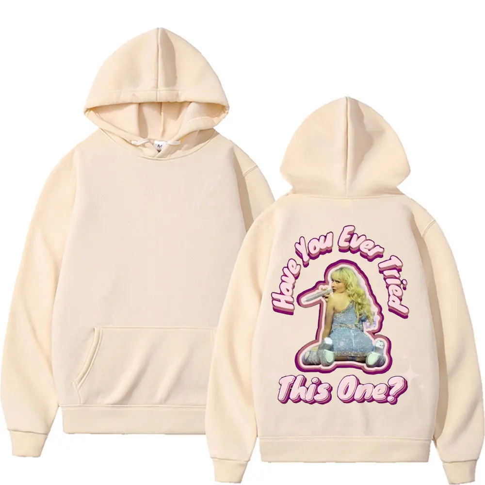 سابرينا كاربنتر جونو-هل تجربتك على الإطلاق هذا واحد الرسومات هوديس الرجال النساء الموضة الجمالية الهيب هوب البلوفرات بلوزات