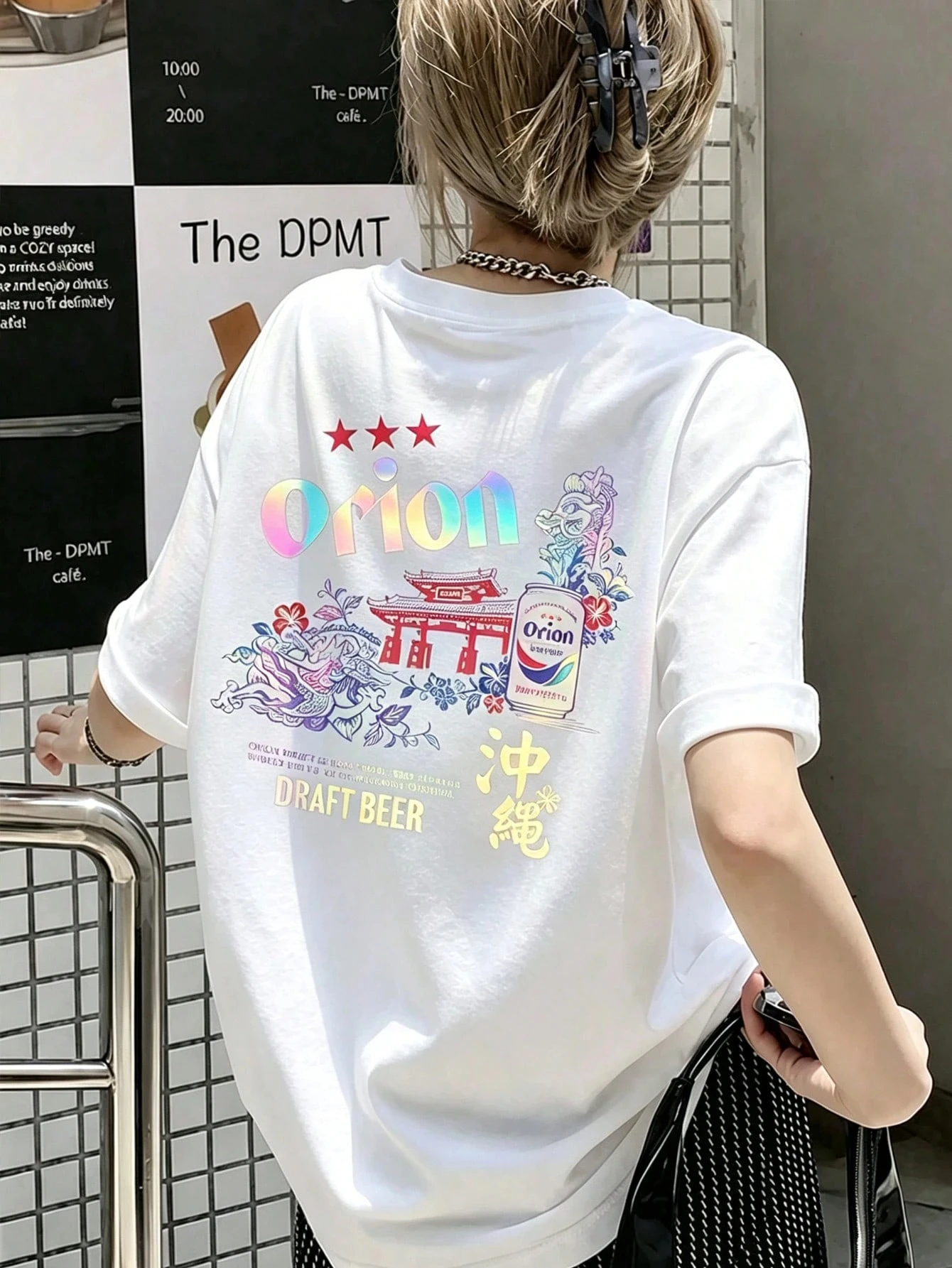 Vintage Japanese Style Graphic Printed T-shirt Men Women Cotton Loose Casual Short Sleeve Tshirt Men's T-shirts Men's Clothing