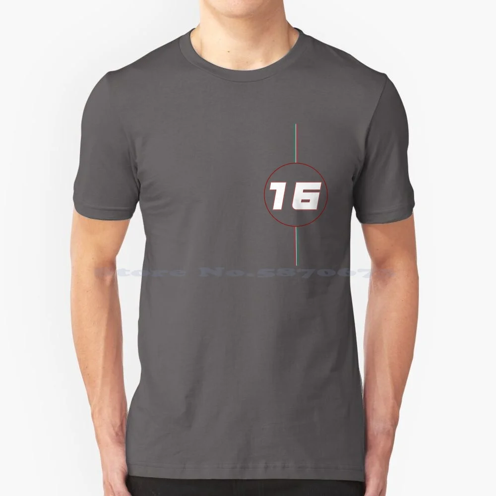 Charles Leclerc 16 T Shirt 100% Cotton Tee Charles Leclerc Monza Charles Leclerc Leclerc Twitch Charles Leclerc Spa Charles