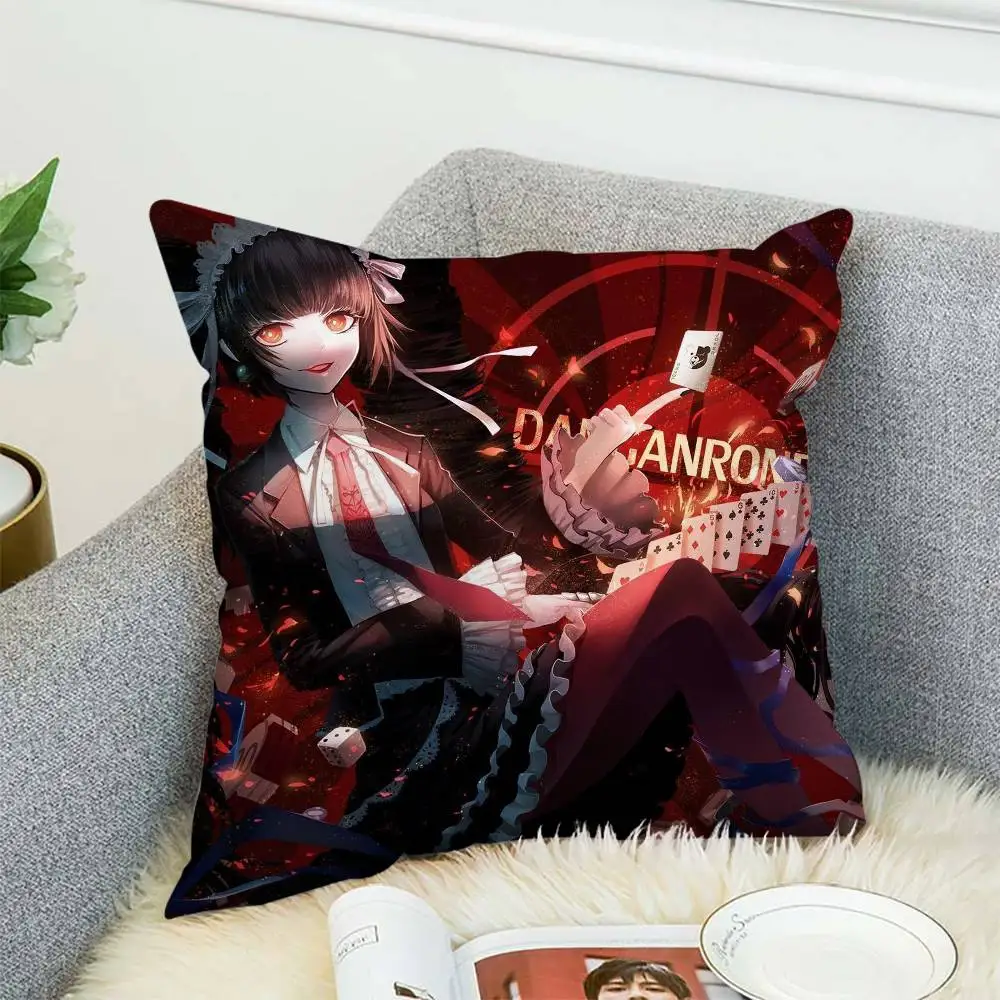 

Danganronpa Pillow Case Luxury Double-sided For Car Pillows 45x45 Cushions Cover Home And Decoration Sofa Pillowcase 50x50