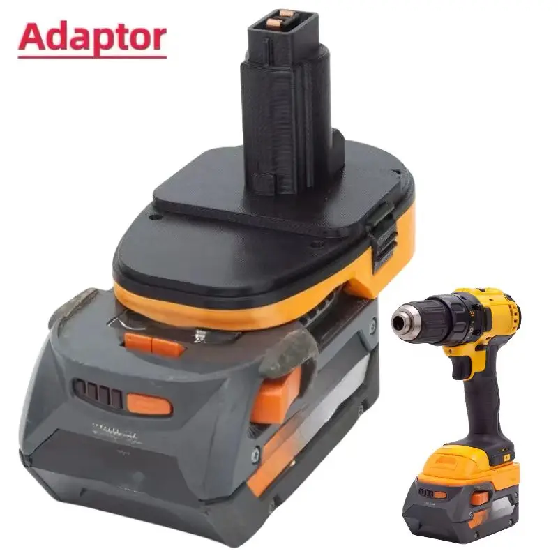 Imagem -06 - Adaptador de Bateria para Dewalt Xrp Ferramentas sem Fio Funciona com Bateria Ridgid Aeg 18v Não Inclui Ferramentas e Bateria