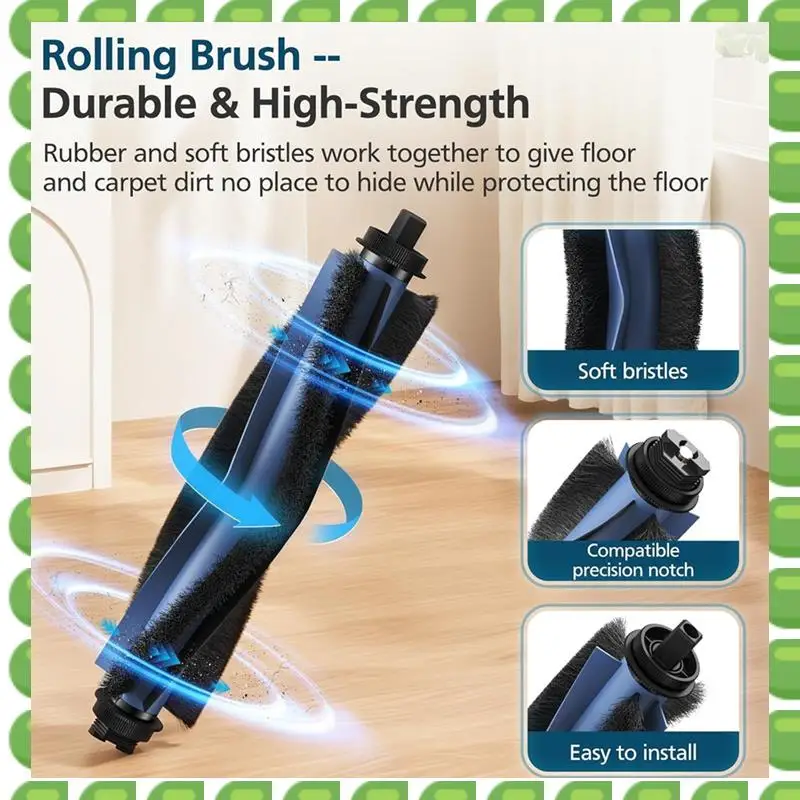 

A04V 20 шт. основная щетка, боковая щетка, фильтр Hepa, замена мешка для пыли для насадок для пылесоса Eufy C10