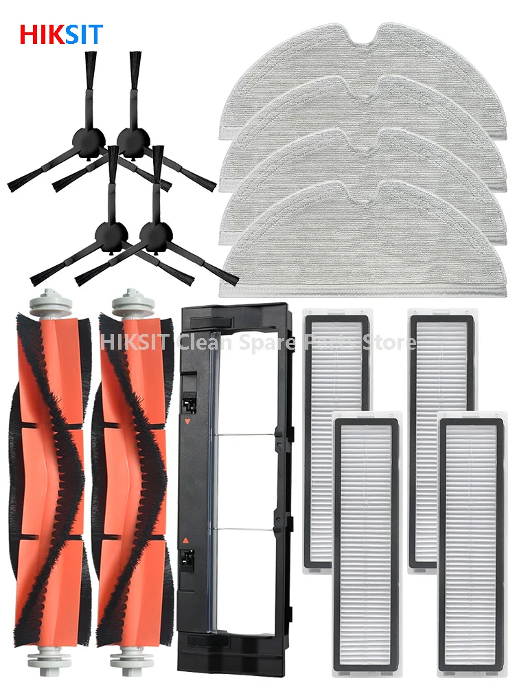 Accessoires pour aspirateur Robot Dreame Bot L10 Pro & D9 Trouver LDS, pièces de rechange, brosse latérale principale, tissu de vadrouille, pièce de filtre Hepa