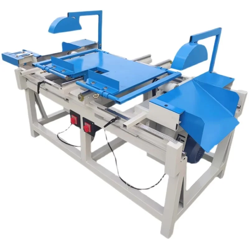 

Woodworking machinery saw bilateral double-headed saw solid wood pallet cut material push table precision panel saw