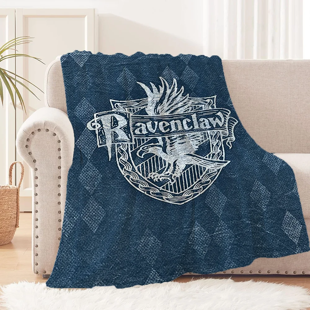 Ravenclaw HP Co-Brand Miniso Double Bed Blankets for Decorative Sofa Blanket Cobija Throw Blankets Throws Home and Decoration