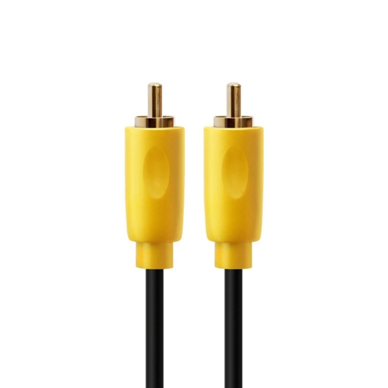 E56B Coaxial Digital RCA Cable SPDIF RCA to RCA Cable Male to Male for Projector HDTV Speaker Amplifier