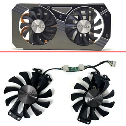 Cooling Fan 75MM 4PIN GA81S2U For ZOTAC GTX950 960 GTX970 1060Ti PCI-EDC GTX950 GTX960 Graphics Card Fans