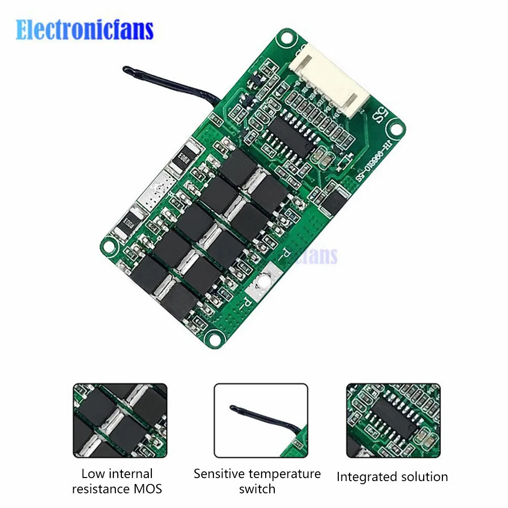 5S 21V 10A/15A/20A/25A BMS Li-ion Lithium Battery Protection Board Circuit Li-Polymer Balance Charging Module