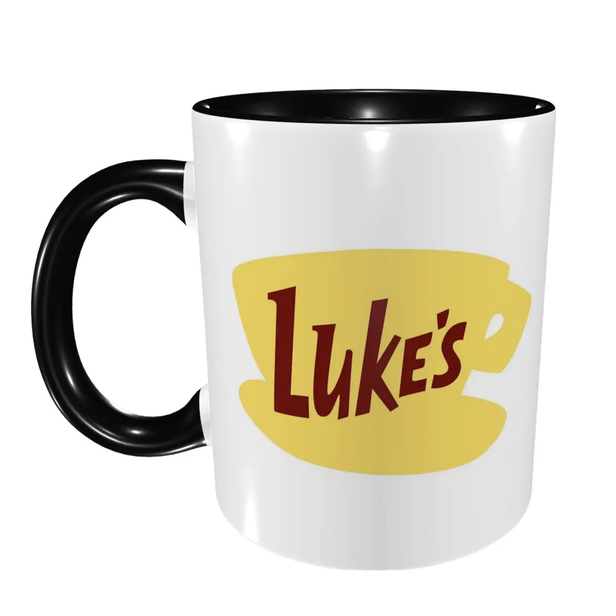 Caneca de Cerâmica Engraçada Luke's Diner Gilmore Girl para Presente de Aniversário - Caneca de Café, Chá, Leite, Utensílio para Beber, Presente para Mulheres e Homens