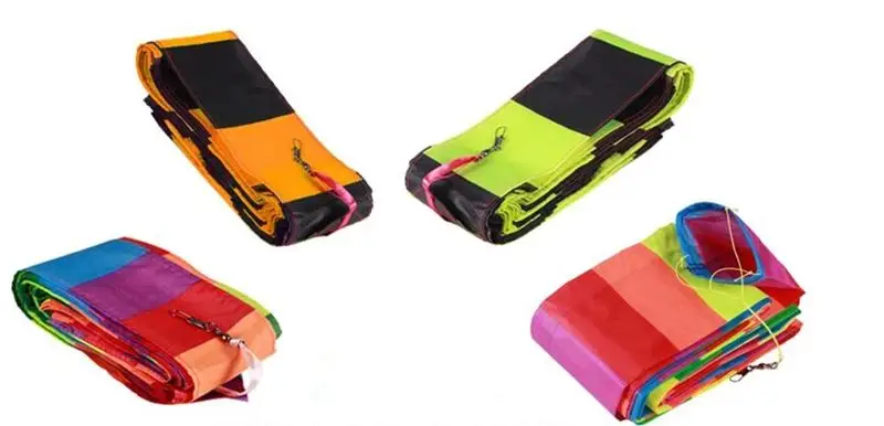 Grandes caudas de pipa voando pipa windsocks pipas arco-íris cauda pipa para crianças jogo ao ar livre brinquedos trocando com corda delta pipas diversão