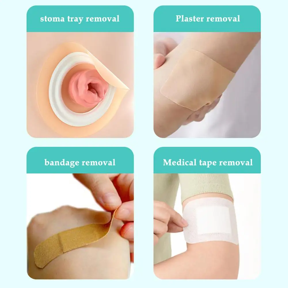 

30ML Colostomy Adhesive Wipe-Off Spray Medical Adhesive Body Remover Ostomy nursing Bag Products Care Efficient P0E0