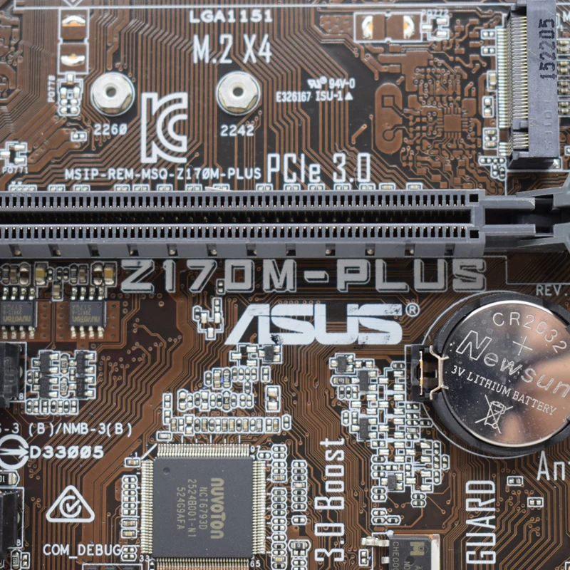 ASUS Z170M-PLUS Motherboard Supports i7 3770K 6700K 6600K i5-6600K PCI-E 3.0 CPU,4×DDR4 64GB Micro ATX