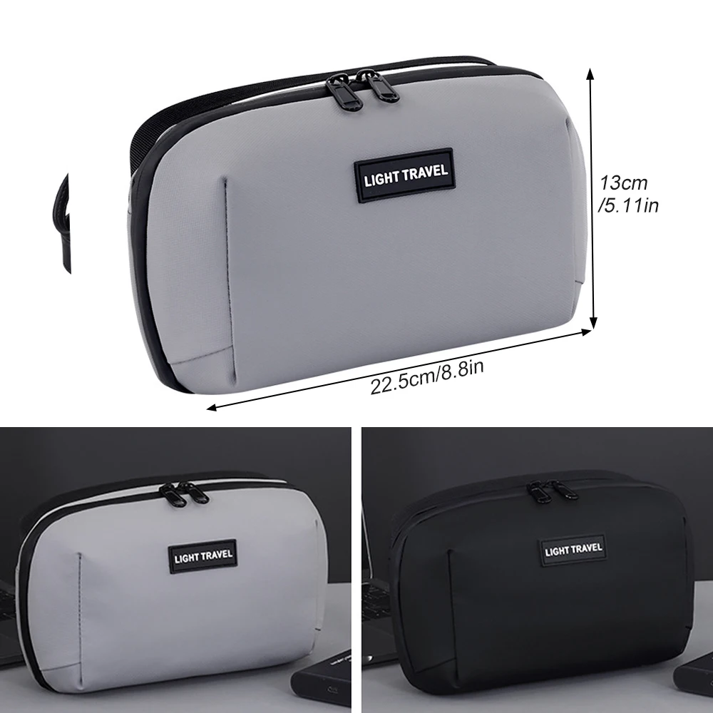 CXMMGG 1PCS Electronic Organizer Accessory Pouch for Charger, Cables,Power Bank, Hard Drive, Cords, Water-resistant Storage Bag