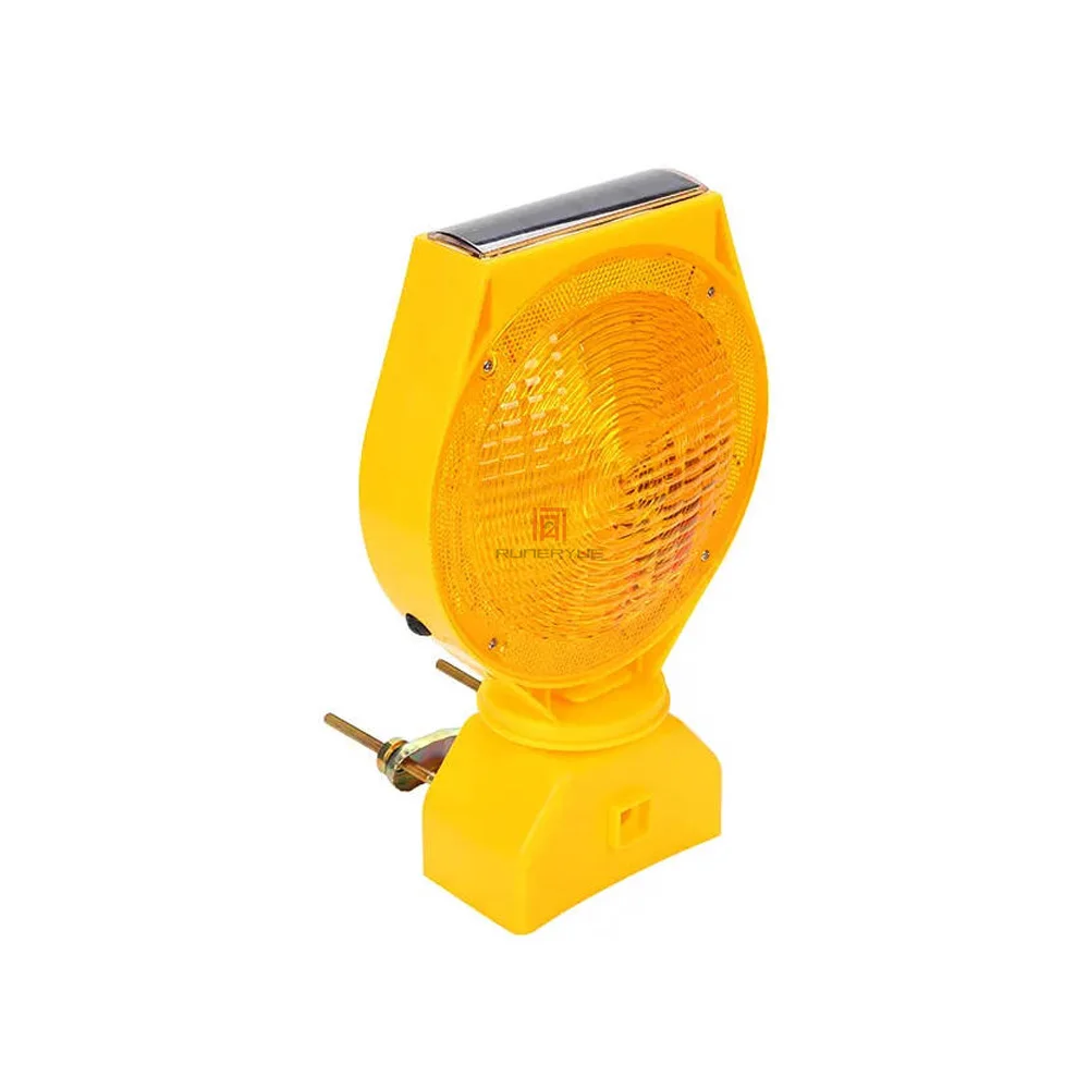 Solar Traffic Warning Light Construction Road Warning Sign LED Flashing Barricade Warning Lamp Camping Dark Night Lights