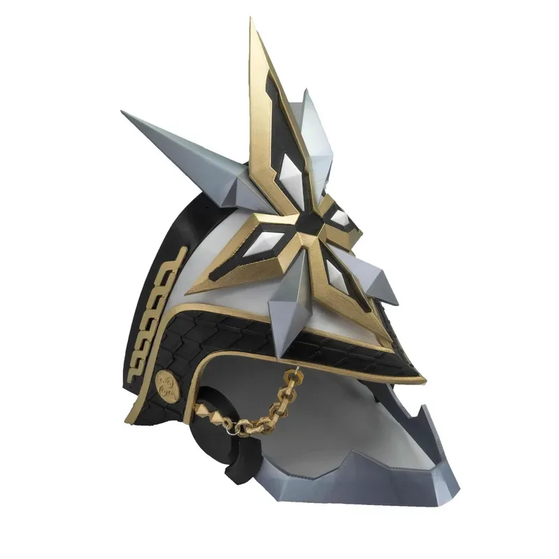 Genshin Impact Капитан Косплей Костюм Il Capitano Маска Eleven Fatui Harbingers Natlan Хэллоуин Реквизит для женщин Menv;6,a'3.