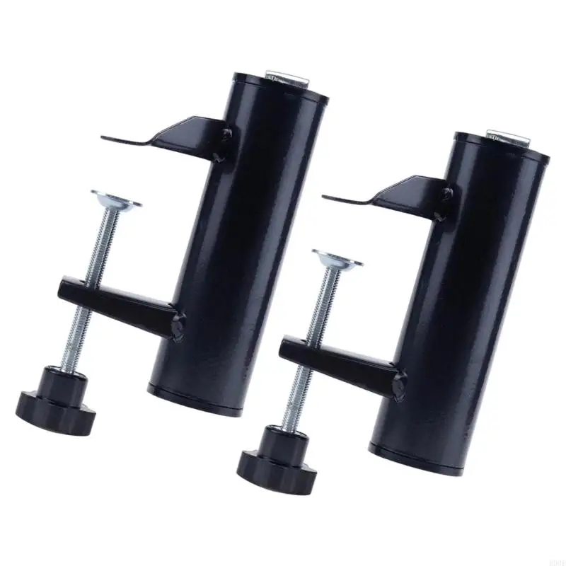 2 Stück robuste Metall-Schirmklemmen für Tische Freien, sichert Terrassenschirme bis zu 38 mm Durchmesser, einfache B03E – Detail 8