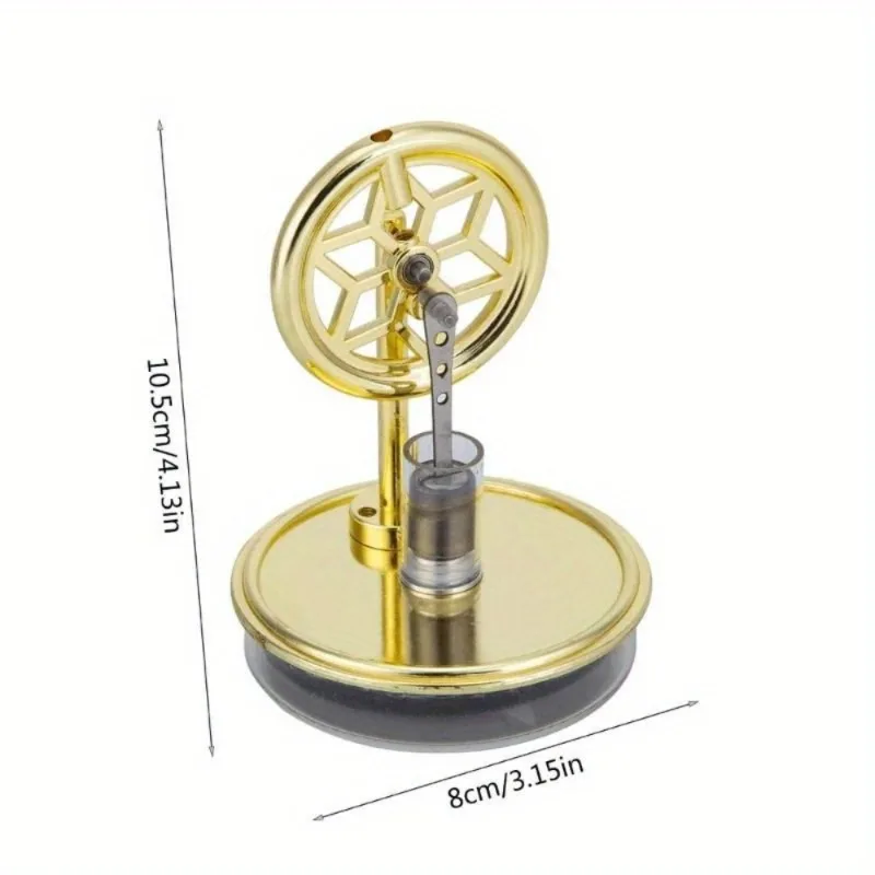 Low Temperature Stirling Engine DIY Heat Education Model Class Teaching Stirling Engine Laboratory Low Friction Desktop Model