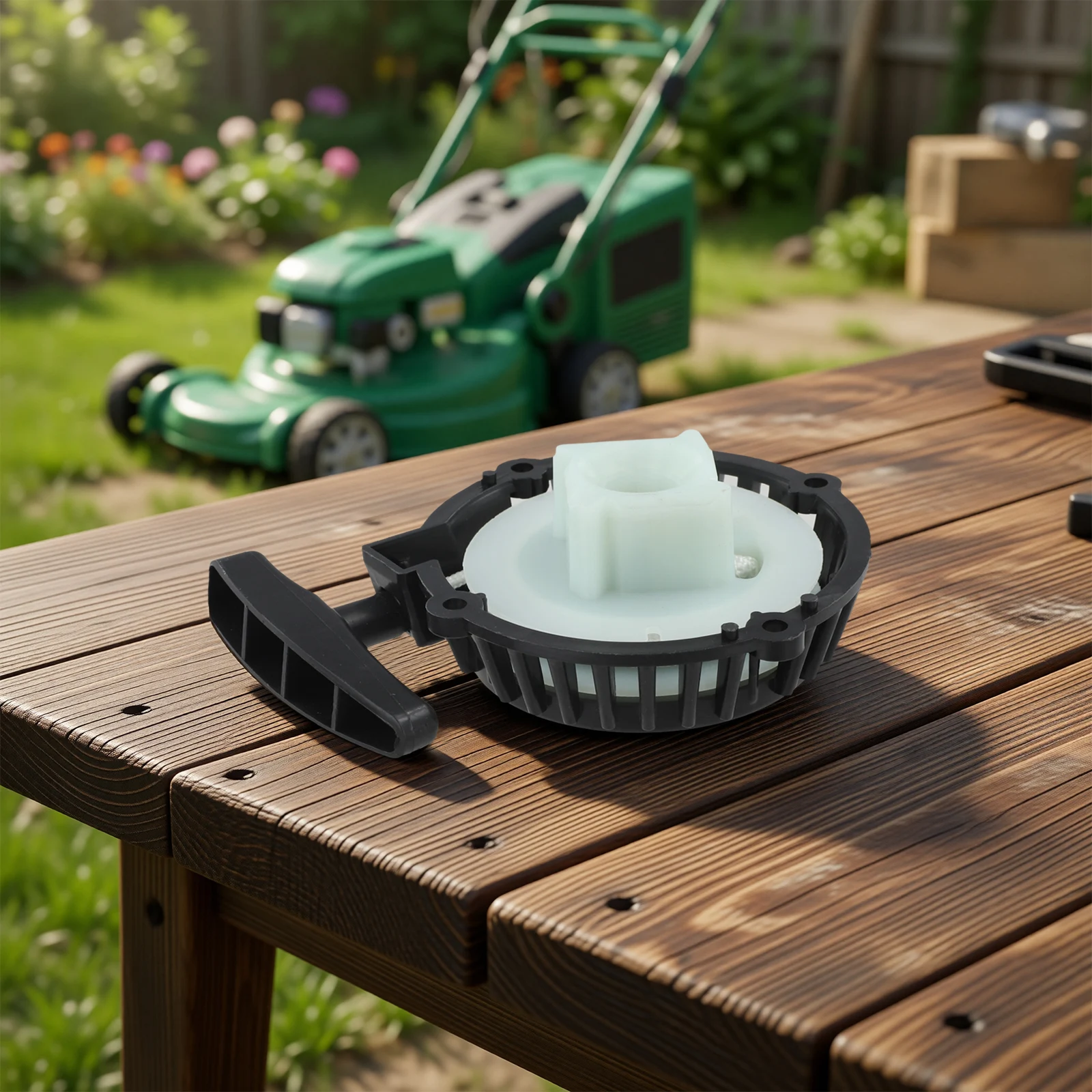 

Стартер с функцией отскока для запуска двигателя, совместимый с NB411, RBC411, CG411. Эффективная мощность запуска для малогабаритных бензиновых двигателей.