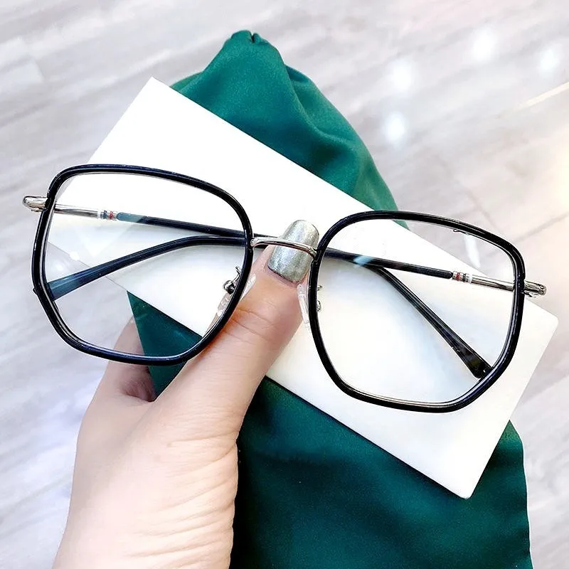 Ultralight Blue Blocking Glasses Women Men Girl Retro Frame Plain Eyeglasses Anti-blue Light Transparent Eyewear Optical Glasses