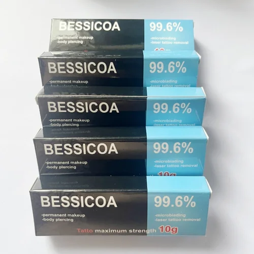 Imagen 2 del producto 2025 nuevo Original azul 99.6% crema de tatuaje rosa maquillaje permanente belleza cuerpo cejas delineador de labios 10g