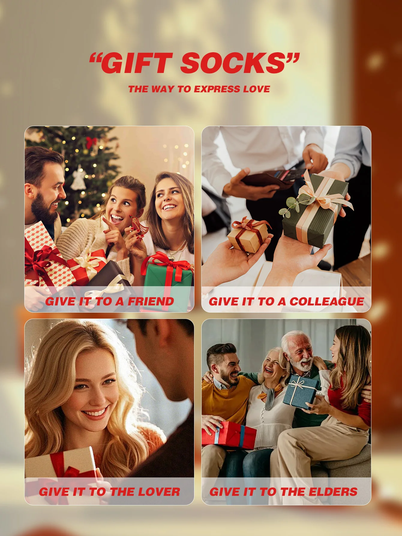 زوجان من الجوارب الرجالية والنسائية بنفس تصميم همبرغر فريد ومبتكر ومثير للاهتمام كهدية للعطلات #4