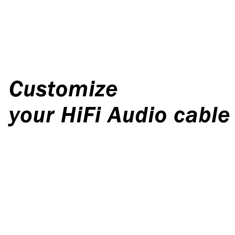 

HiFi Audio RCA Signal Cable XLR Balance Cable Power Amplifier Speaker Cable Customization