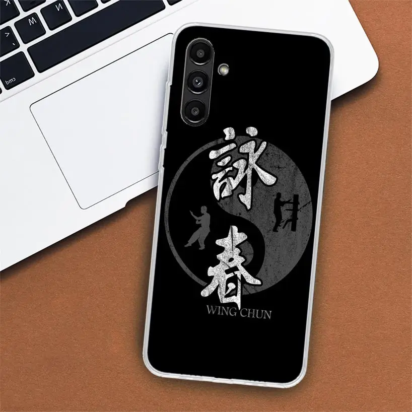 Wing Chun Kung Fu Phone Case For Samsung Galaxy A51 A71 A50 A70 A40 A30 A20E A10 A41 A31 A21S A11 A01 A6 A8 + A7 A9 Plus