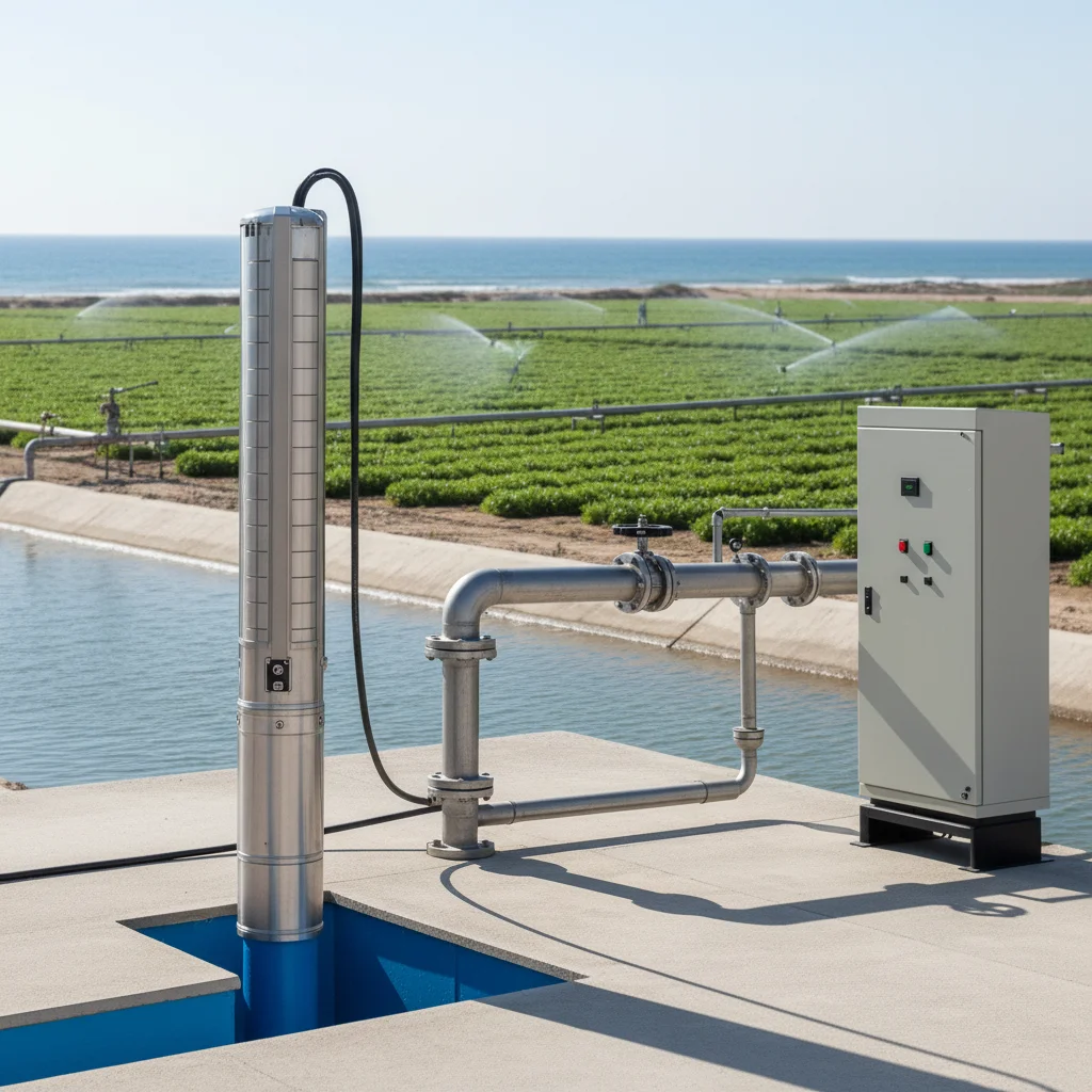 Stainless Steel Pump Bomba Sumergible 1 5Hp Monofasica Submersible Deep Well Pump for Sea Water Irrigation