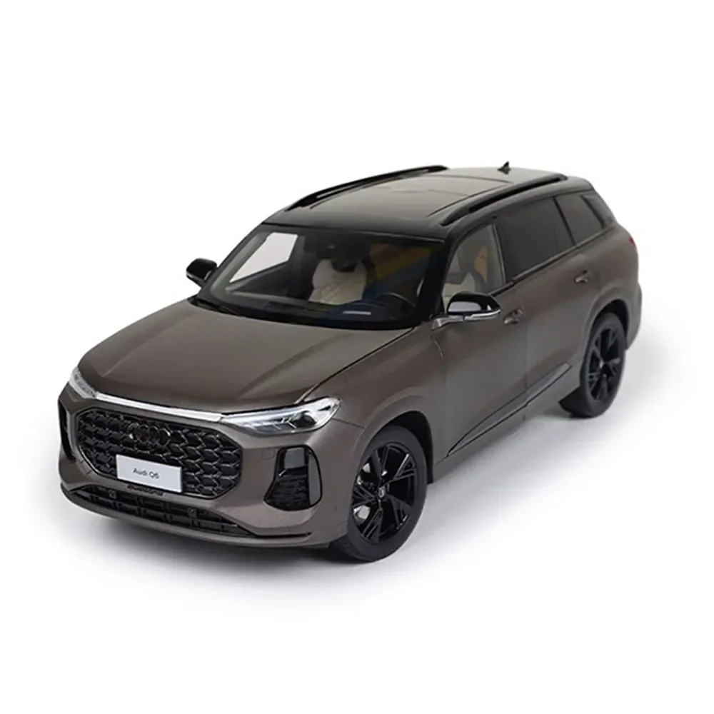 Diecast 1: 18 SAIC Audi Q6 2022 Light Edition Off road SUV Alloy Car Model Finished Emulation Automobile Collection Gifts