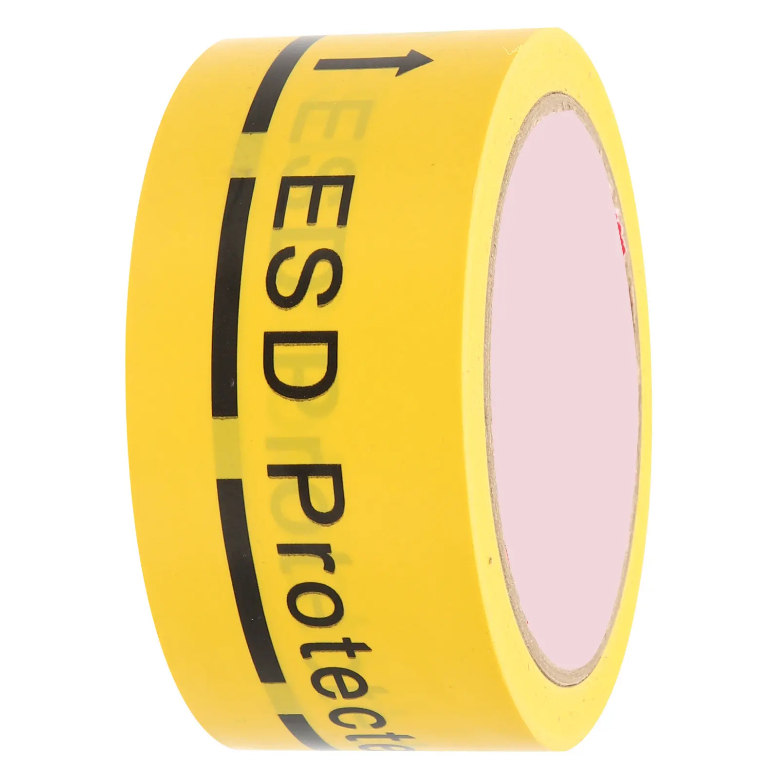 

Static Warning Tape Self Adhesive Roll Bright Caution Sticker for Electronics Packaging Electrostatic Warning Label Safety Tape