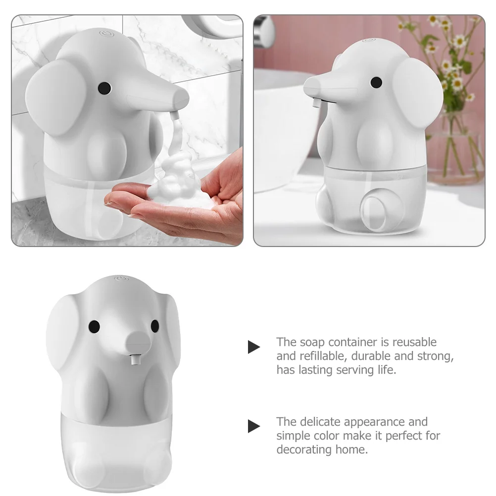 Automatic Soap Dispenser Cute Animal Touchless Hand Soap Dispenser Auto Bubble Hand Washing Machine For Bathroom Kitchen