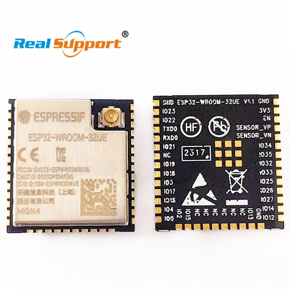 Original ESP32-WROOM-32UE-N4 ESP32-WROOM-32UE 4MB Wifi+BLE4.2 Wireless Module with CE FCC KCC TELEC certification