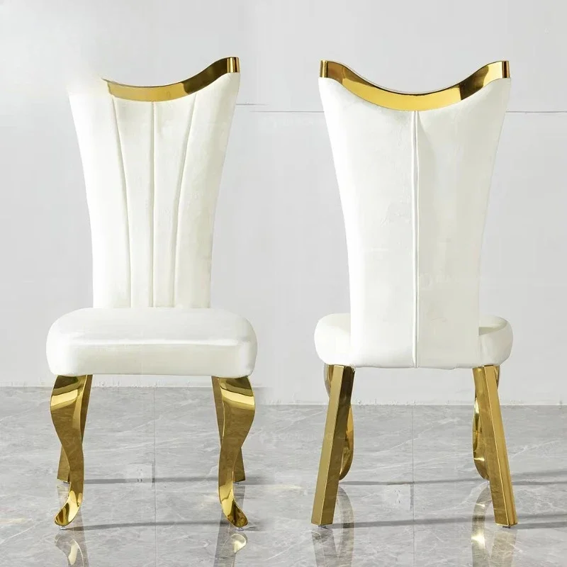 Top Quantity Modern Restaurant Hotel Upholstered Dining Chair Mid-Century Modern High Back Frame Luxury Dining Chair