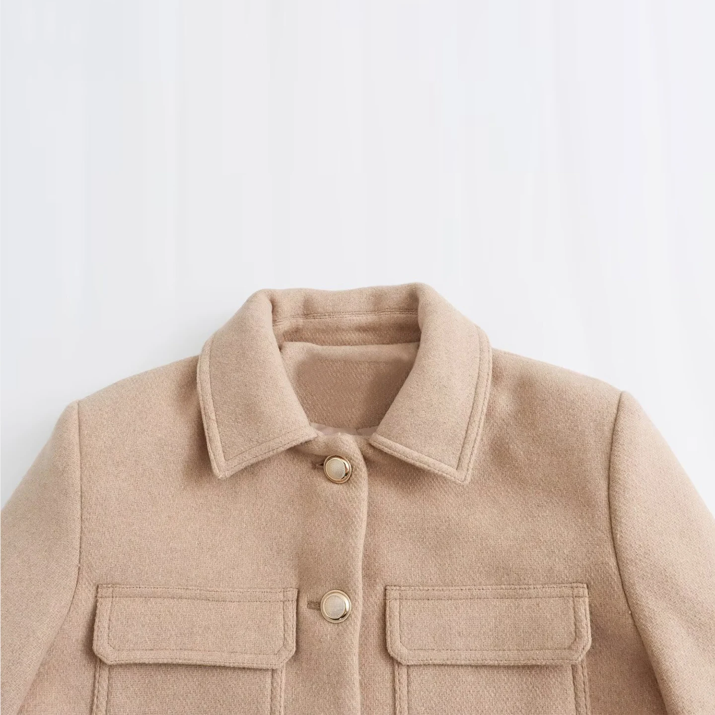 Metal Button Jaet Women's Sle Loose Fit ort Outerwear Autumn 2025 New Arrival Z Brand European Sle Coat