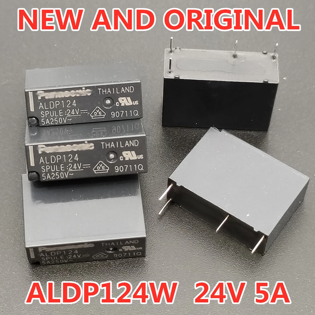 5Pcs/Lot Relay Aldp124 Aldp124W 24V 5A 250V Dip4 New And Original