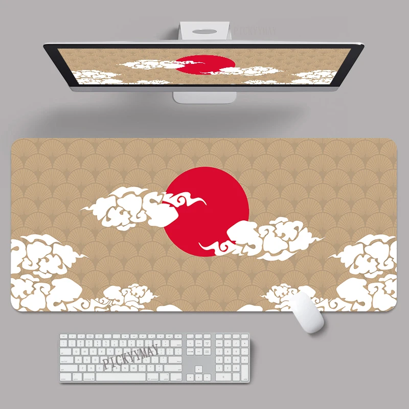 

Clouds Office Mousepad Pixel Sence Mouse Pad Large Mouse Mat Natural Rubber Desk Rug PC Desk Mats Design Mousepads 100x50cm