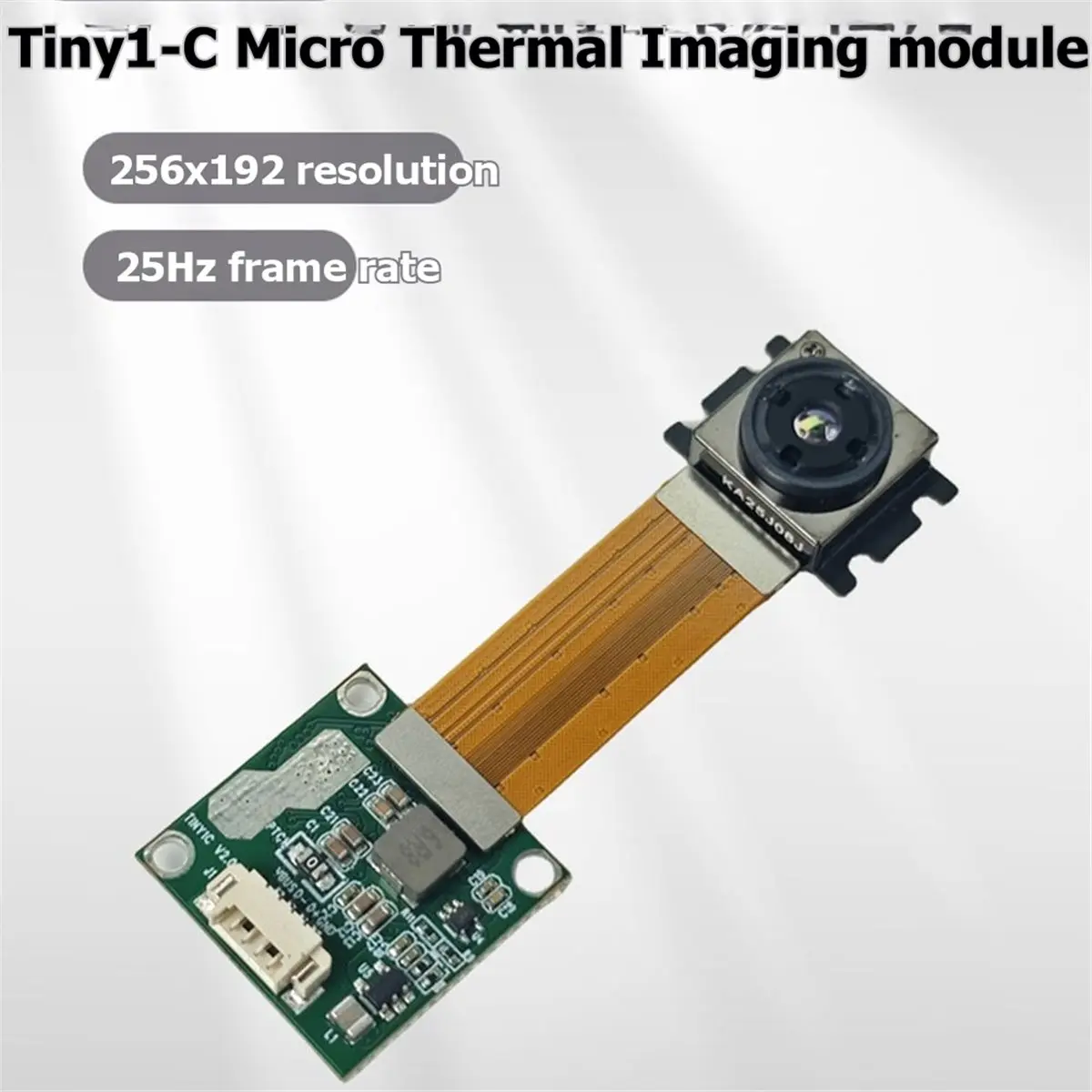 A59E New Tiny1-C 25Hz 256x192 12um Resolution Micro 8-14um LWIR Thermal Imaging Module Uncooled Infrared Detector